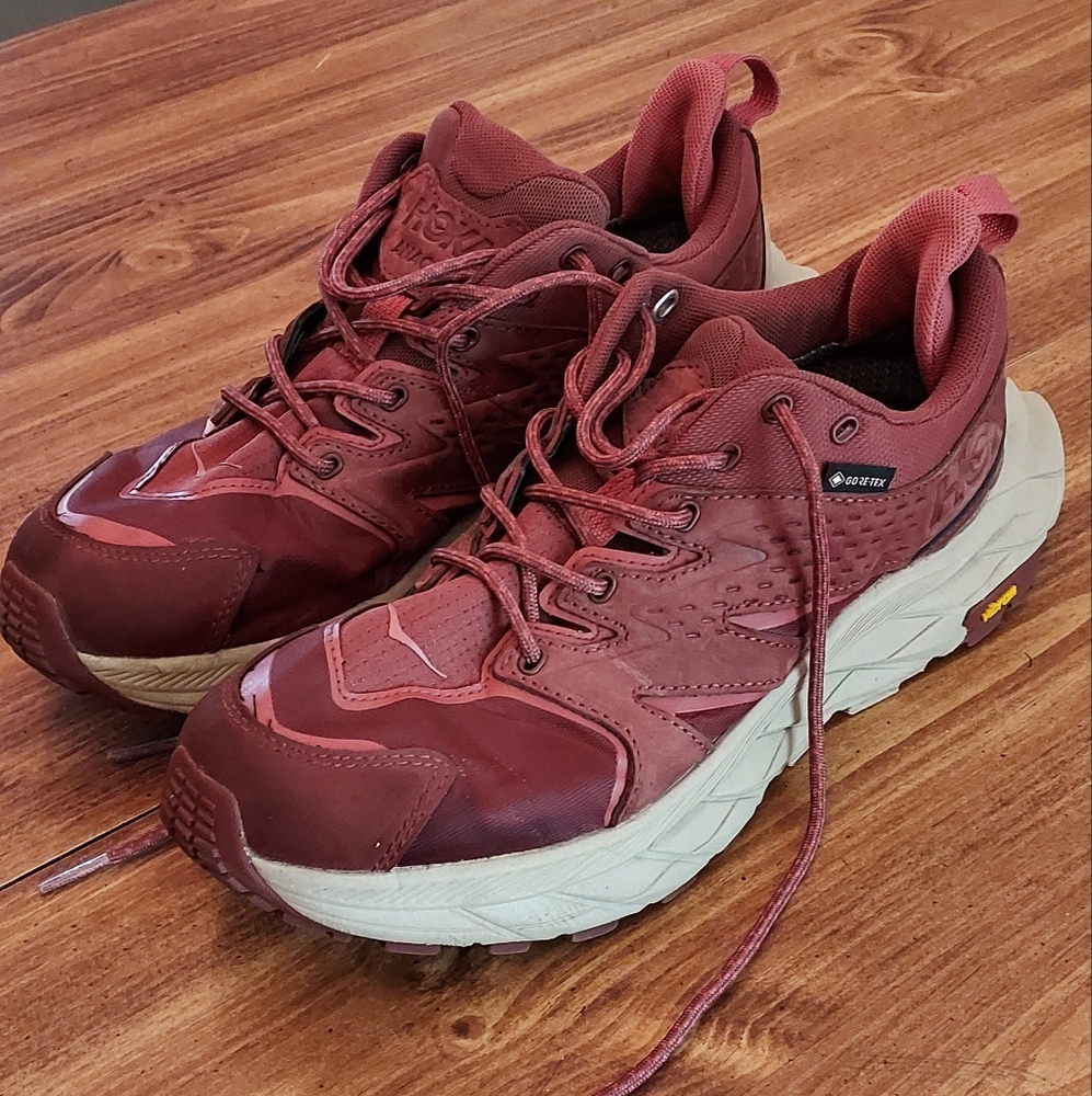 Womens Hoka One Anacapa Low GTX Rust Size 8B